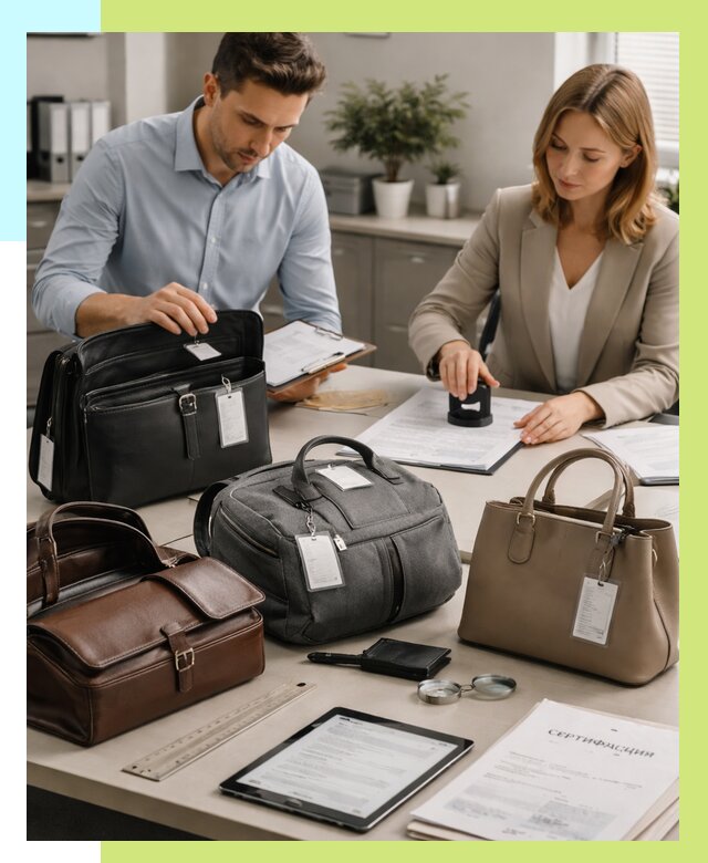 Сертификация сумок в Дубне от 7657 руб. | Алешин-Дбн