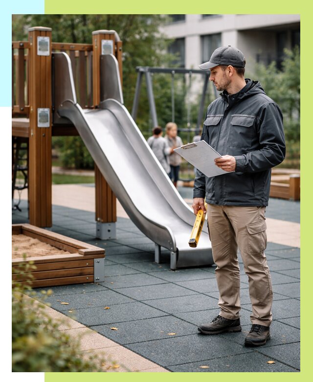 Сертификация детских площадок в Дубне от 25523 р. | Алешин-Дбн