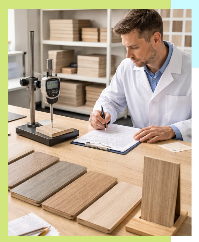 Сертификация ламината с испытаниями и оформлением документов в Дубне