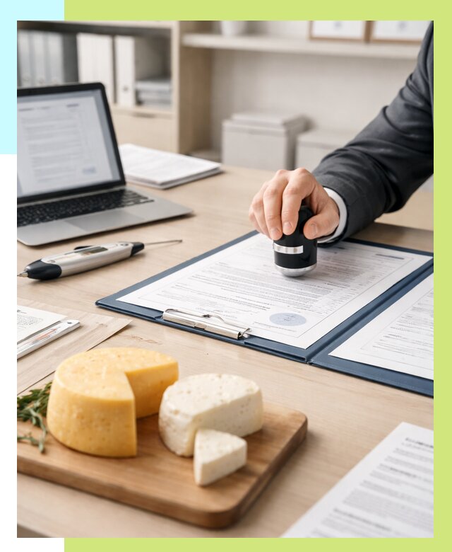 Сертификация сыров в Дубне от 15314 р | Сертификат на сыр Алешин-Дбн