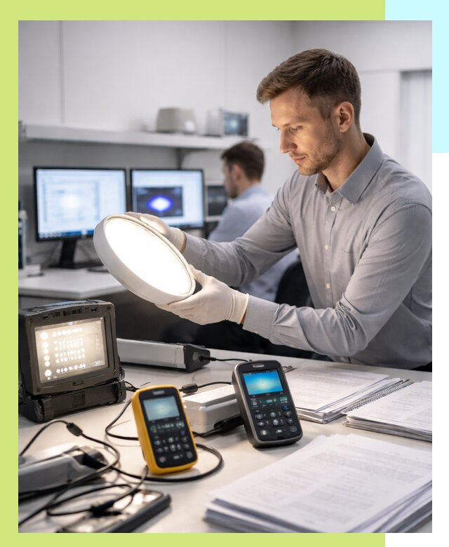 Сертификация светильников в Дубне: испытания и оформление