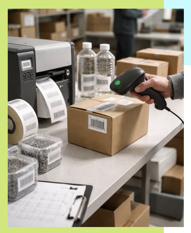 Штрихкодирование продукции и маркировка для продажи в Дубне