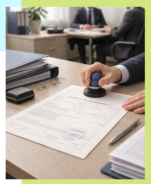 Сертификат происхождения СТ 1 в Дубне от 4594 р. | Алешин-Дбн