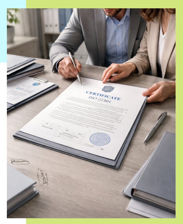 Сертификат ISO 22301 в Дубне от 45941 р. | Алешин-Дбн срочно