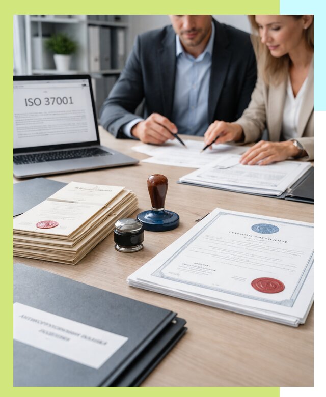 Получение сертификата ISO 37001 по системе борьбы с коррупцией в Дубне